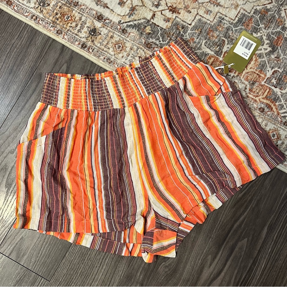 PJ Salvage Metal Slow Jams Rayon Gauze Shorts – NWT Size Large